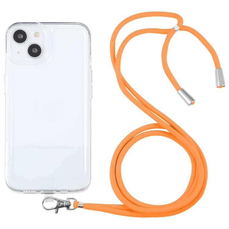 For iPhone 13 Lanyard Transparent TPU Phone Case