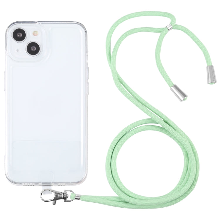 For iPhone 13 Lanyard Transparent TPU Phone Case