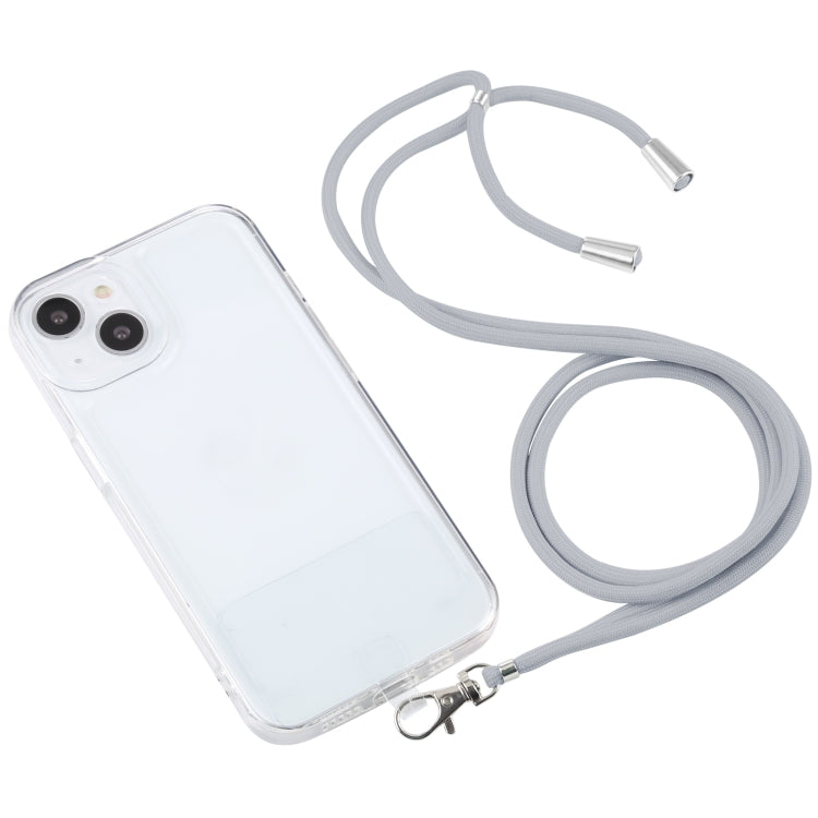 For iPhone 13 Lanyard Transparent TPU Phone Case