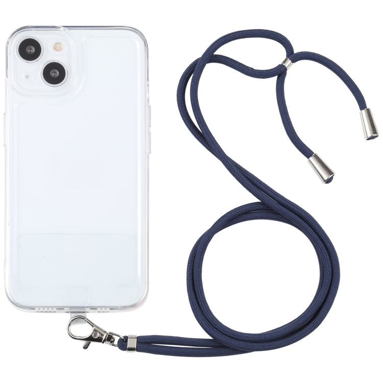 For iPhone 13 Lanyard Transparent TPU Phone Case
