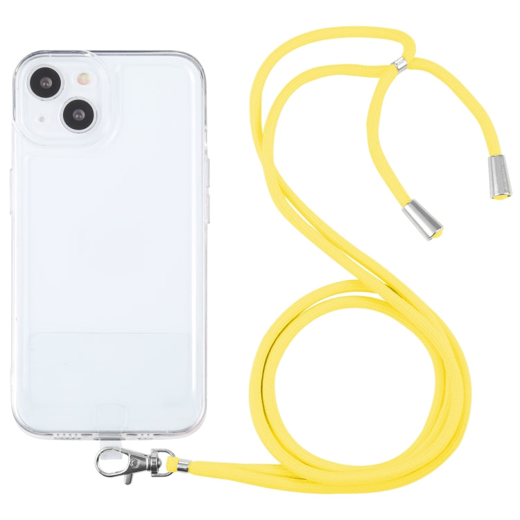 For iPhone 13 Lanyard Transparent TPU Phone Case