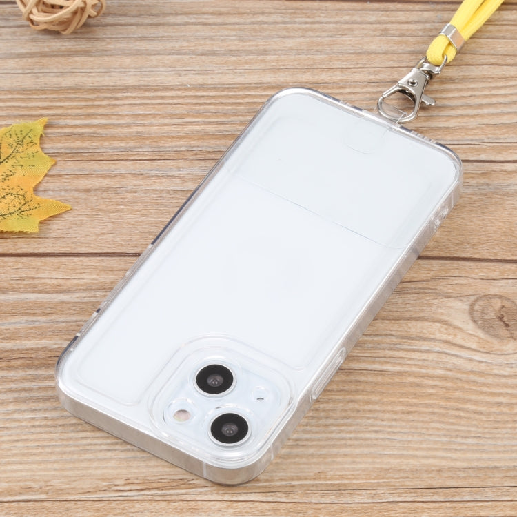 For iPhone 13 Lanyard Transparent TPU Phone Case