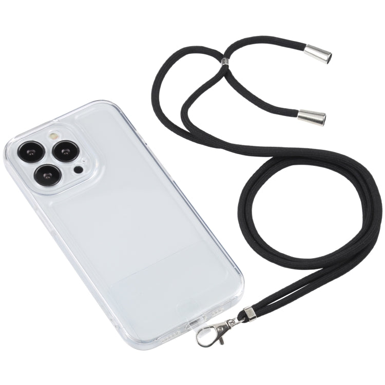 For iPhone 13 Pro Lanyard Transparent TPU Phone Case