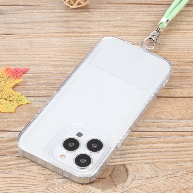 For iPhone 13 Pro Max Lanyard Transparent TPU Phone Case