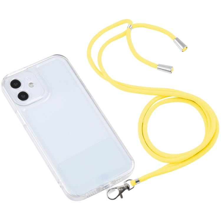 For iPhone 12 Lanyard Transparent TPU Phone Case