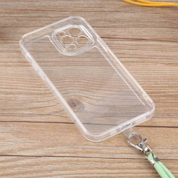 For iPhone 12 Pro Lanyard Transparent TPU Phone Case