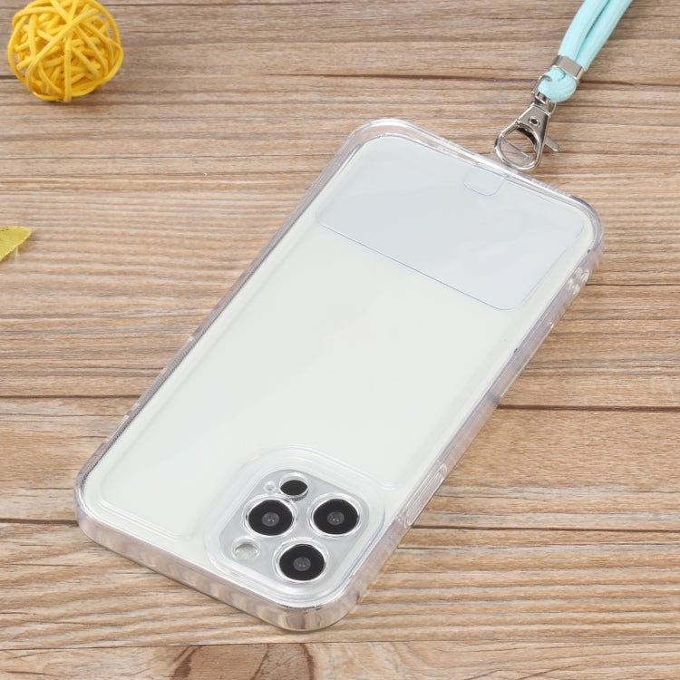 For iPhone 12 Pro Lanyard Transparent TPU Phone Case
