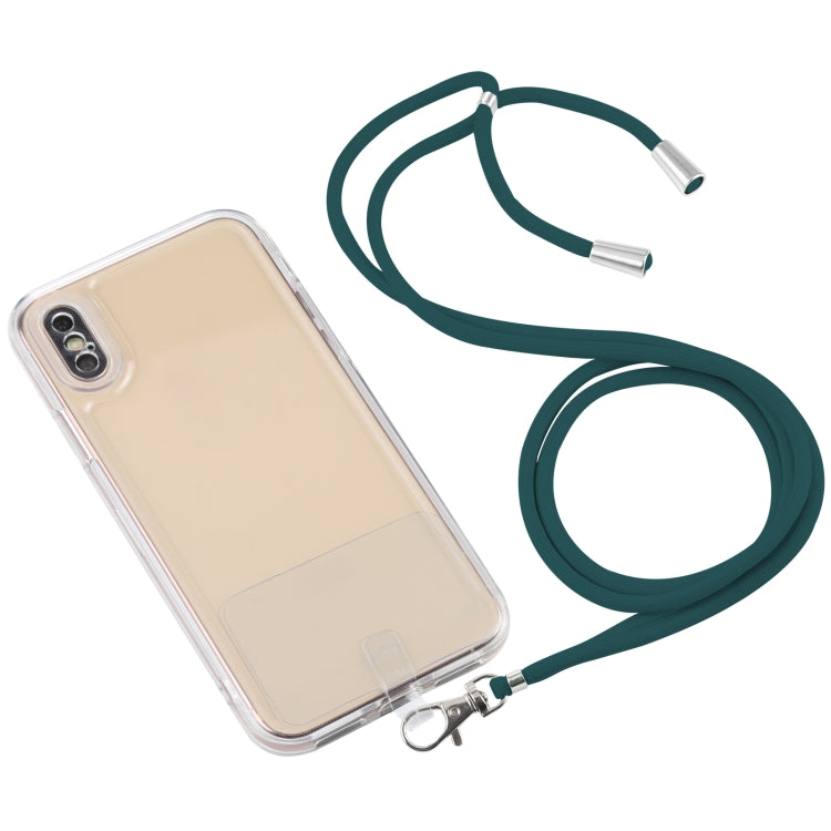 For iPhone X / XS Lanyard Transparent TPU Phone Case