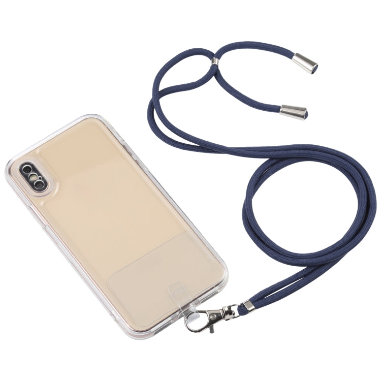 For iPhone X / XS Lanyard Transparent TPU Phone Case