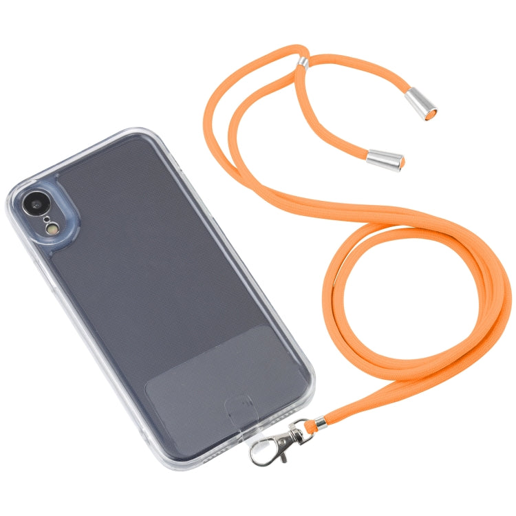 For iPhone XR Lanyard Transparent TPU Phone Case