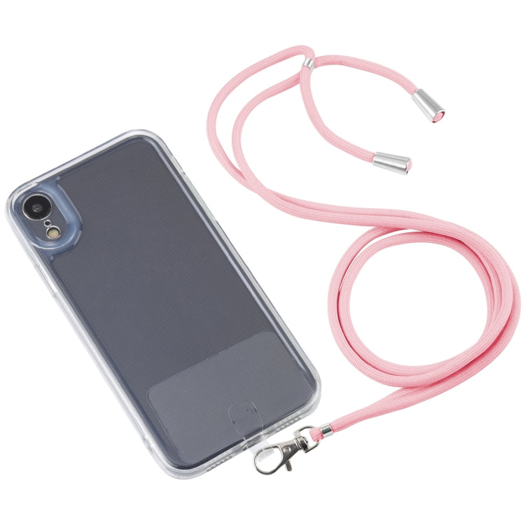 For iPhone XR Lanyard Transparent TPU Phone Case