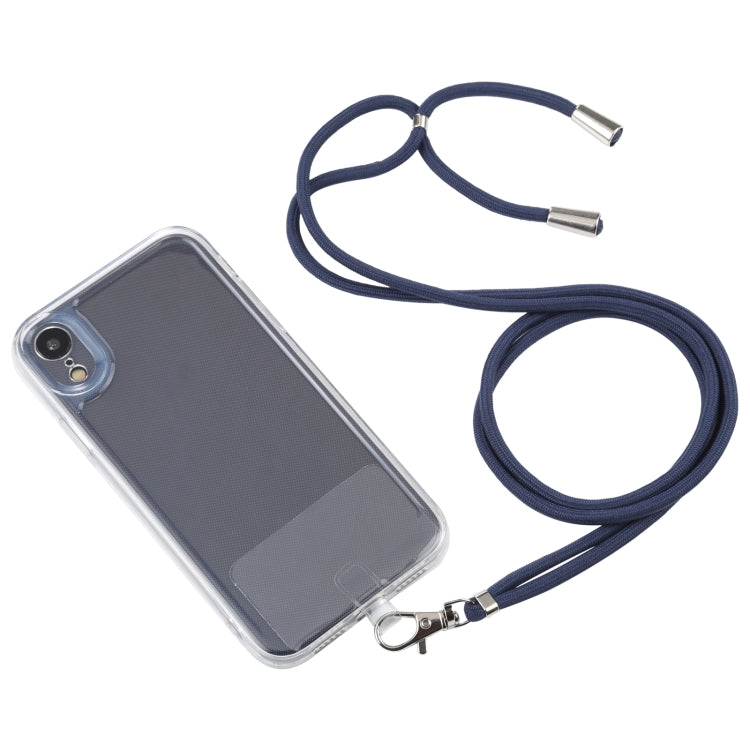 For iPhone XR Lanyard Transparent TPU Phone Case