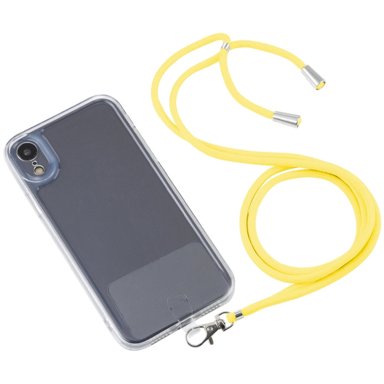 For iPhone XR Lanyard Transparent TPU Phone Case