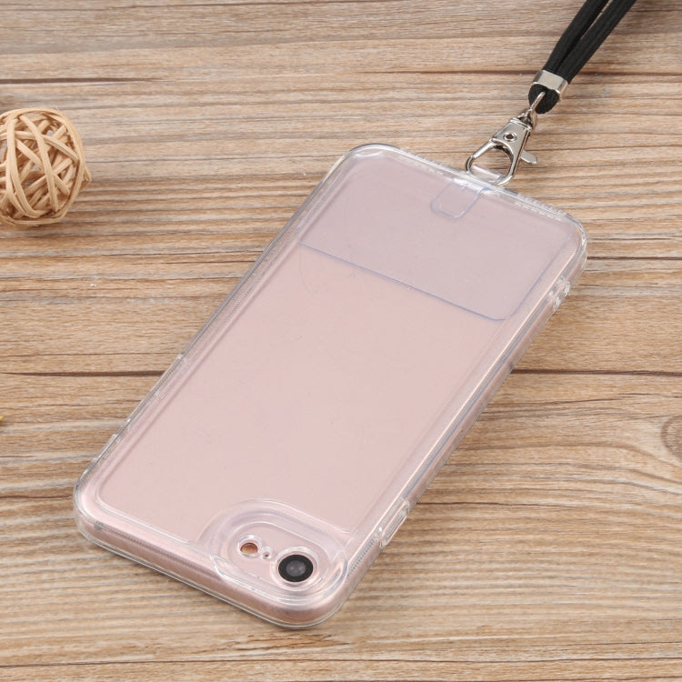 For iPhone SE 2022 / SE 2020 / 8 / 7 Lanyard Transparent TPU Phone Case
