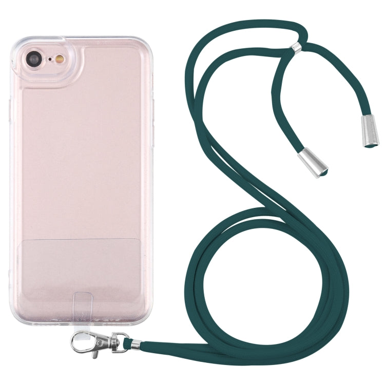 For iPhone SE 2022 / SE 2020 / 8 / 7 Lanyard Transparent TPU Phone Case