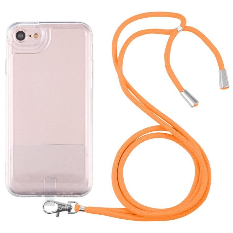 For iPhone SE 2022 / SE 2020 / 8 / 7 Lanyard Transparent TPU Phone Case