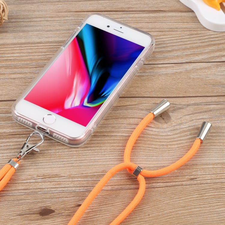 For iPhone SE 2022 / SE 2020 / 8 / 7 Lanyard Transparent TPU Phone Case