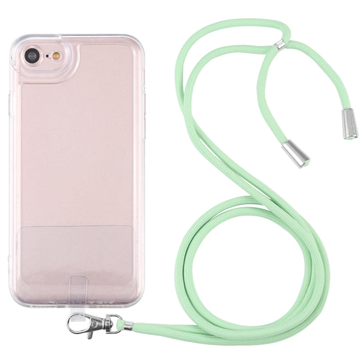 For iPhone SE 2022 / SE 2020 / 8 / 7 Lanyard Transparent TPU Phone Case