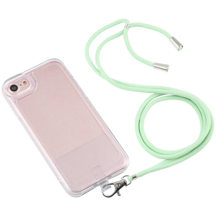 For iPhone SE 2022 / SE 2020 / 8 / 7 Lanyard Transparent TPU Phone Case