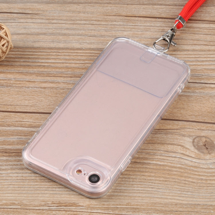 For iPhone SE 2022 / SE 2020 / 8 / 7 Lanyard Transparent TPU Phone Case