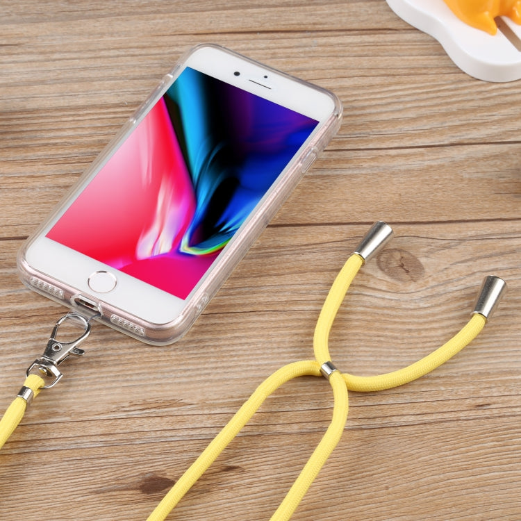 For iPhone SE 2022 / SE 2020 / 8 / 7 Lanyard Transparent TPU Phone Case