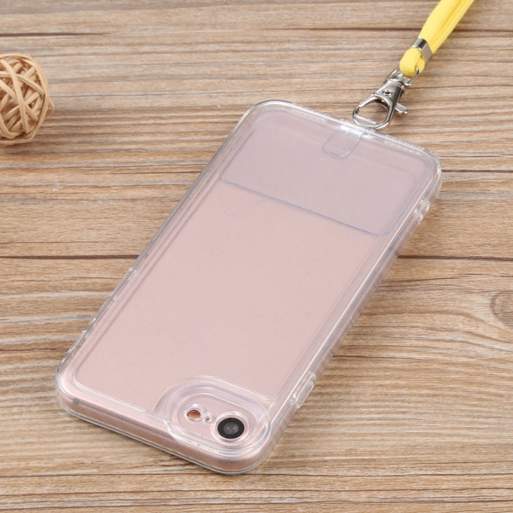 For iPhone SE 2022 / SE 2020 / 8 / 7 Lanyard Transparent TPU Phone Case