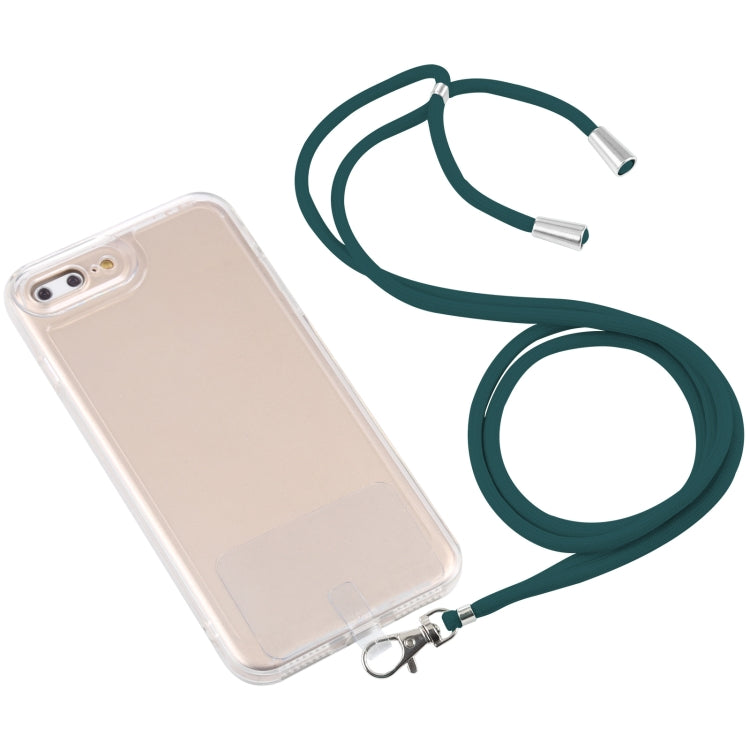Lanyard Transparent TPU Phone Case For iPhone 7 Plus / 8 Plus