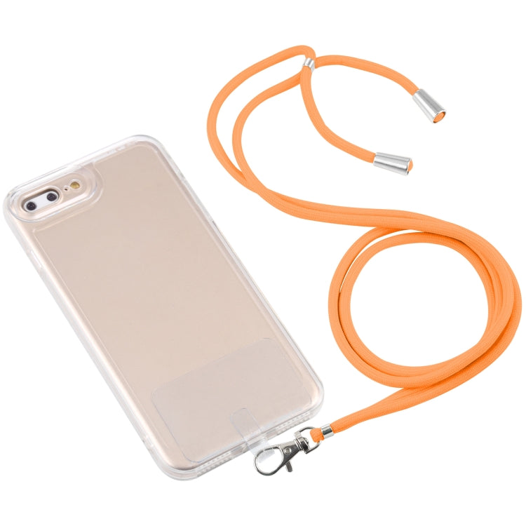 Lanyard Transparent TPU Phone Case For iPhone 7 Plus / 8 Plus