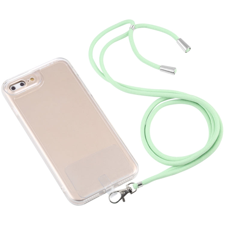 Lanyard Transparent TPU Phone Case For iPhone 7 Plus / 8 Plus