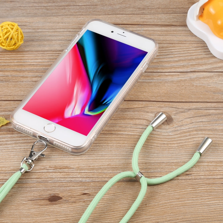 Lanyard Transparent TPU Phone Case For iPhone 7 Plus / 8 Plus