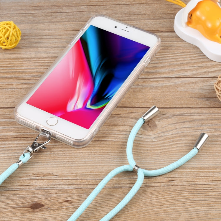 Lanyard Transparent TPU Phone Case For iPhone 7 Plus / 8 Plus