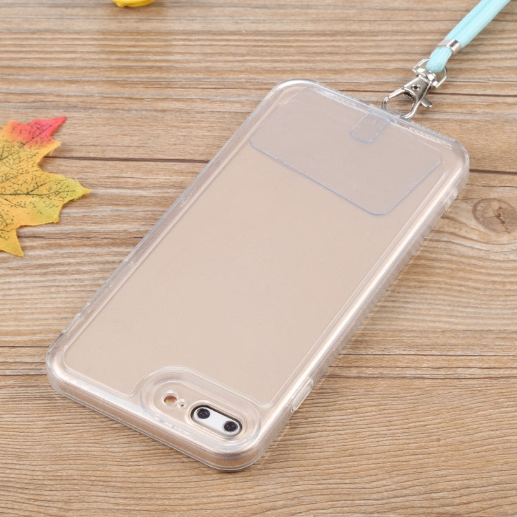 Lanyard Transparent TPU Phone Case For iPhone 7 Plus / 8 Plus