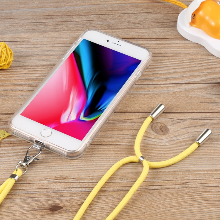 Lanyard Transparent TPU Phone Case For iPhone 7 Plus / 8 Plus
