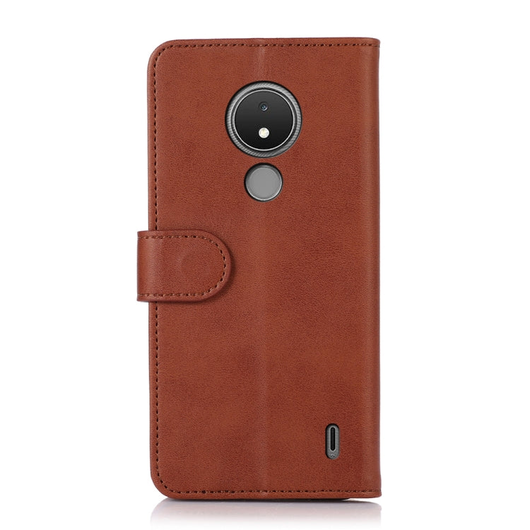 For Nokia C21 Cow Texture Leather Phone Case