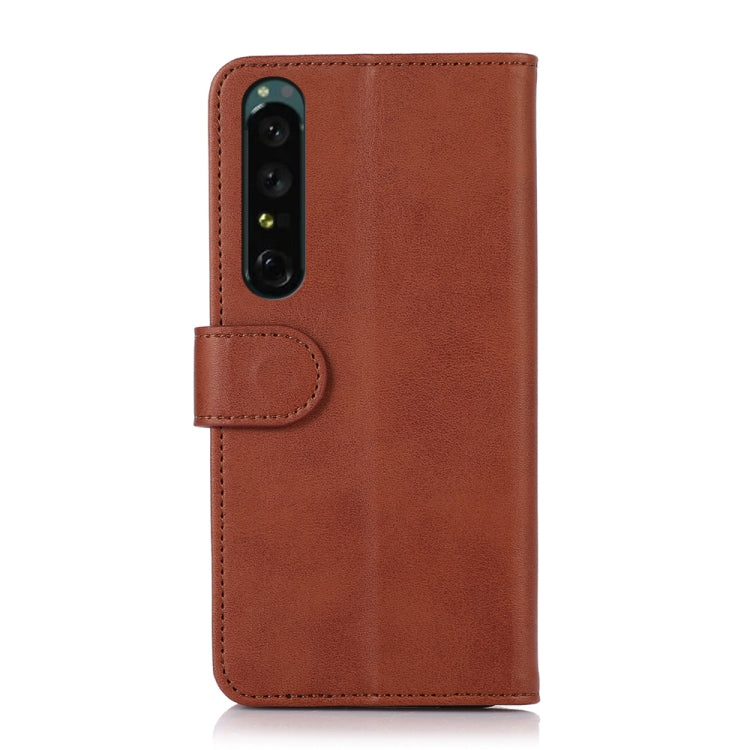 For Sony Xperia 1 IV Cow Texture Leather Phone Case