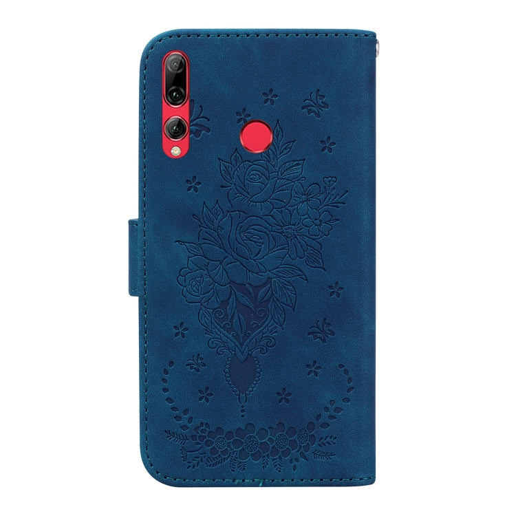 For Huawei P Smart+ 2019 / Enjoy 9s Butterfly Rose Embossed Leather Phone Case