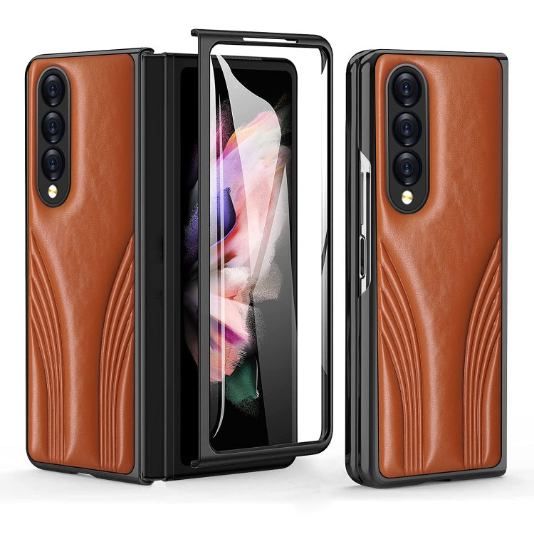 For Samsung Galaxy Z Fold3 5G Embossed Folding Phone Case