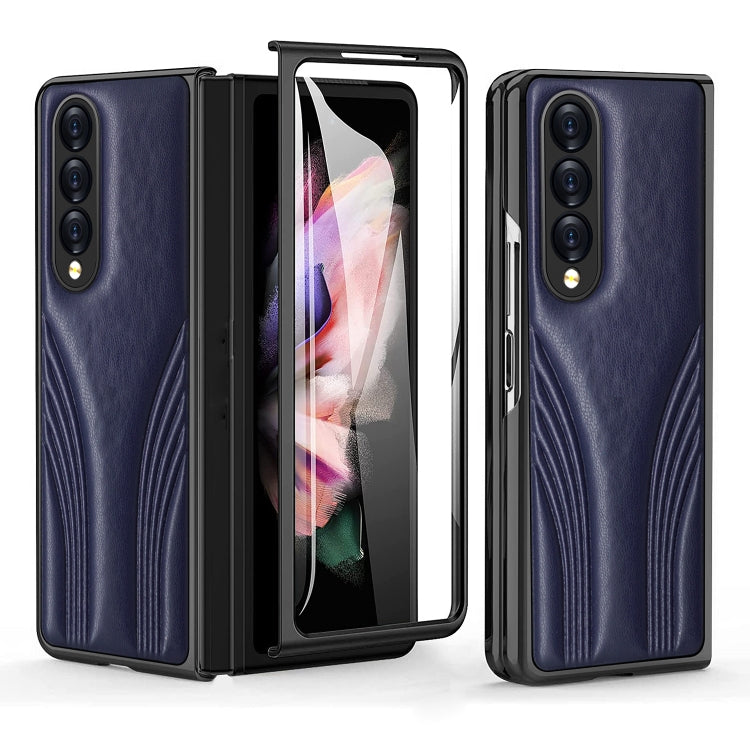 For Samsung Galaxy Z Fold3 5G Embossed Folding Phone Case