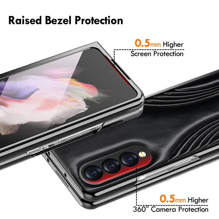 For Samsung Galaxy Z Fold3 5G Embossed Folding Phone Case