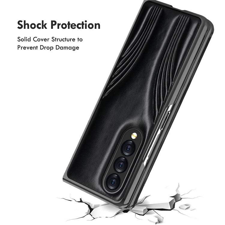For Samsung Galaxy Z Fold3 5G Embossed Folding Phone Case