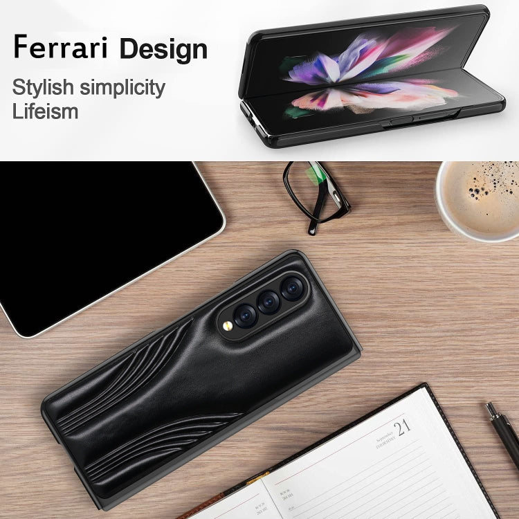 For Samsung Galaxy Z Fold3 5G Embossed Folding Phone Case