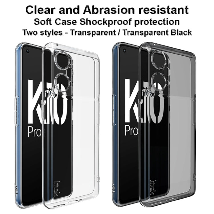 For OPPO K10 Pro 5G imak UX-5 Series Transparent Shockproof TPU Phone Case