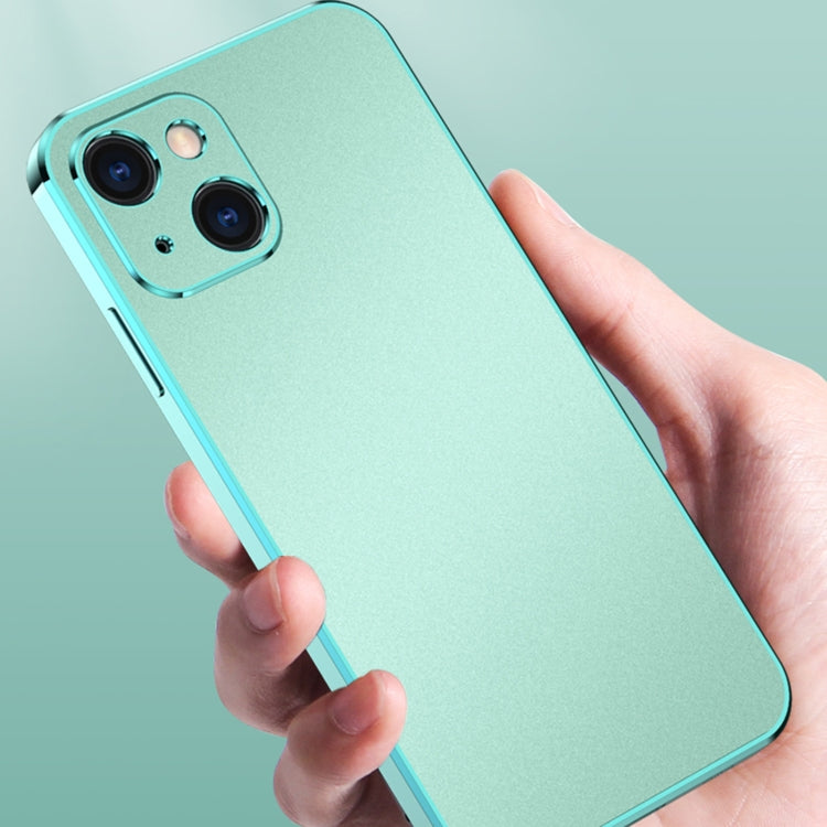 For iPhone 13 mini Ultra Thin Electroplated Frosted TPU Phone Case