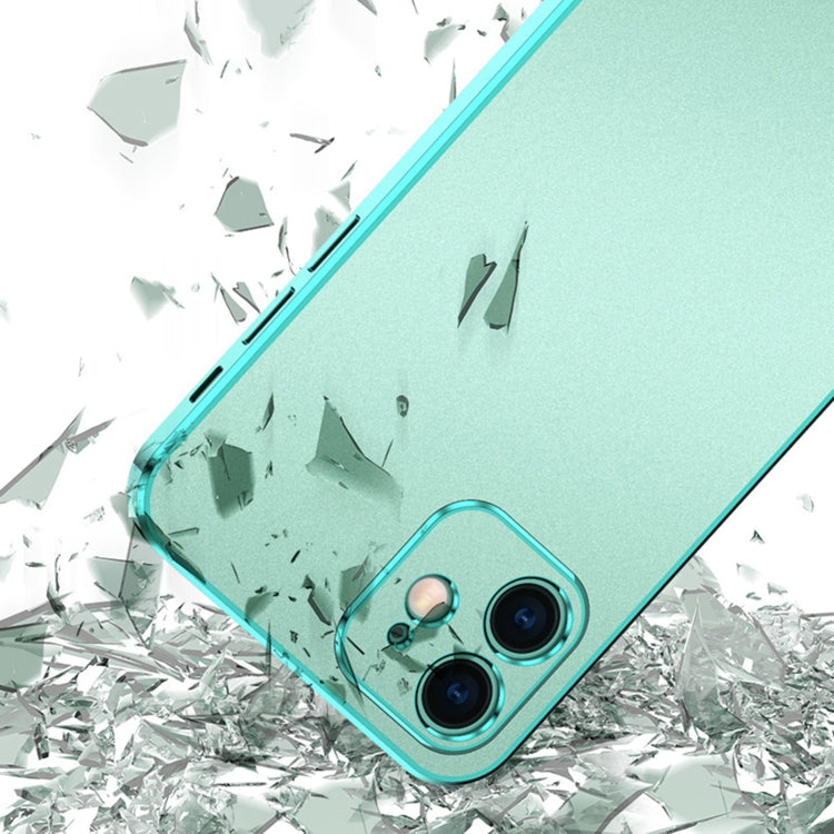 For iPhone 12 Ultra Thin Electroplated Frosted TPU Phone Case