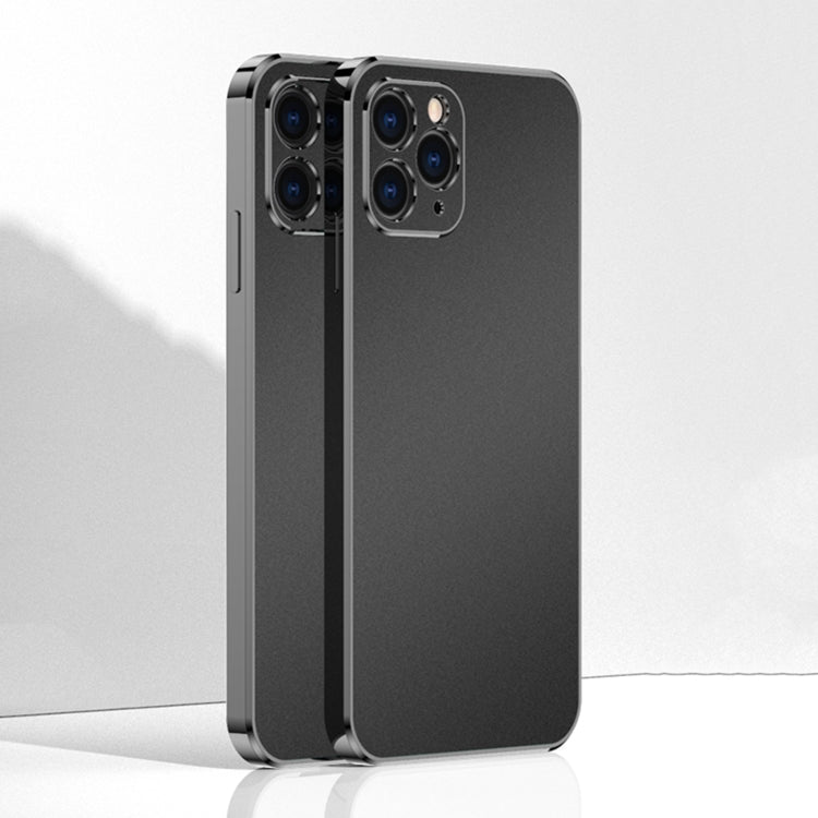 For iPhone 11 Pro Max Ultra Thin Electroplated Frosted TPU Phone Case