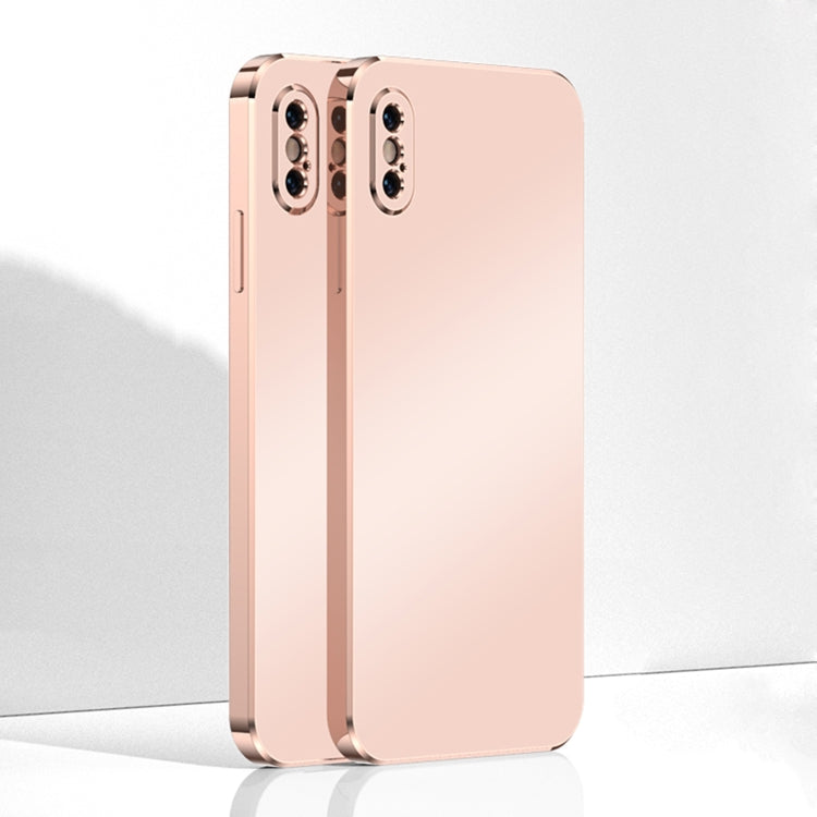 For iPhone X Ultra Thin Electroplated Frosted TPU Phone Case