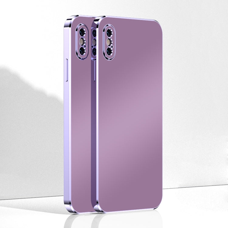 For iPhone XS Ultra Thin Electroplated Frosted TPU Phone Case