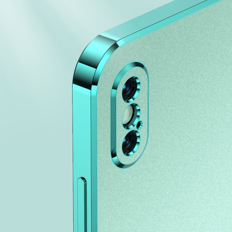 For iPhone XS Max Ultra Thin Electroplated Frosted TPU Phone Case