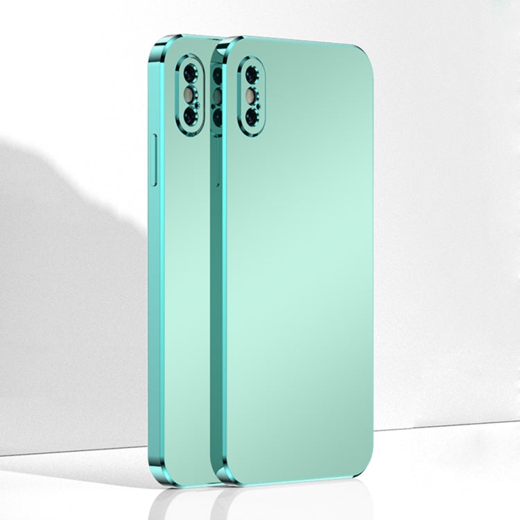 For iPhone XS Max Ultra Thin Electroplated Frosted TPU Phone Case