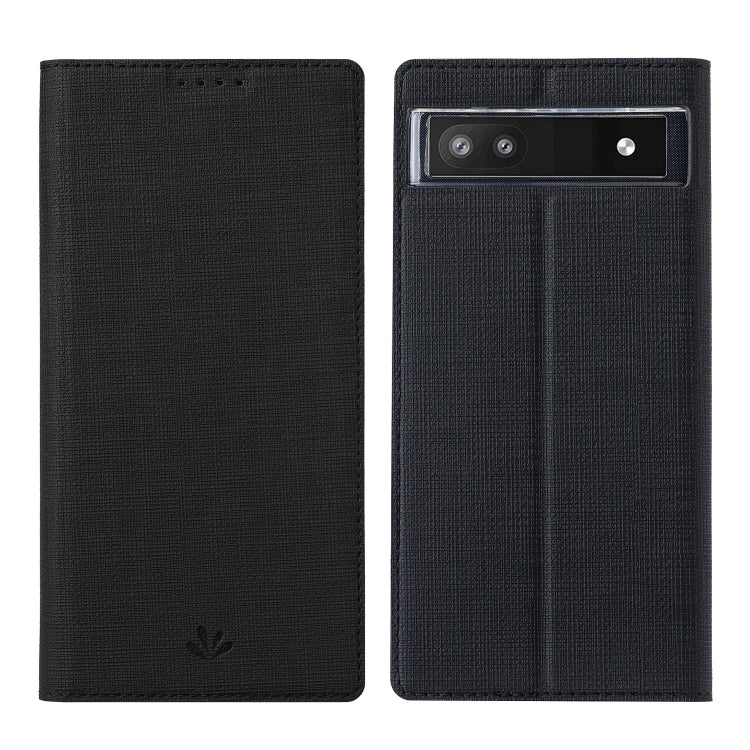 For Google Pixel 6a ViLi DMX Series Shockproof Magnetic Flip Leather Phone Case